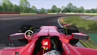 Assetto Corsa: Ferrai SF70H at Spa - 1:41.775 (former RSR World Record)