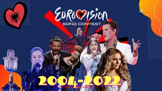 Albania in Eurovision Song Contest 2004 - 2022  🇦🇱