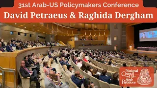 David Petraeus and Raghida Dergham Interview [2022 Arab-US Policymakers Conference]