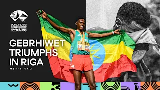 Gebrhiwet brings home the gold in the 5km  | World Athletics Road Running Championships Riga 23
