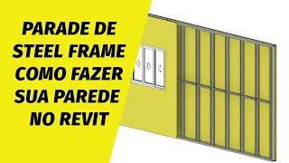 Parede de steel frame   Como criar uma parede de steel frame no Revit