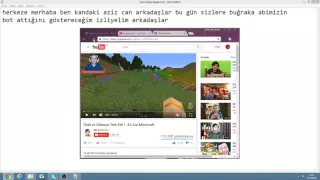 SİZLERE YOUTUERLERİN BOT OLDUĞUNUN KANITI BUĞRAAK(MİNECRAFT EVİ)