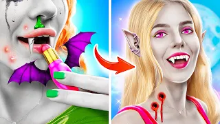 Relooking Extrême avec des Gadgets! Comment Devenir un Vampire