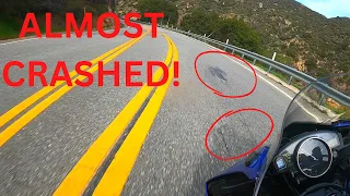 Almost Crashed! - Following Honda CBR954RR