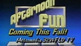 WFLD Channel 32 - Afternoon Fun - "Coming This Fall!" (Promo, 1984)