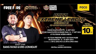 Online Qualifier Mobile Legend || Poco Extreme League S2 Powered by Central Gamers Indonesia : Ambon