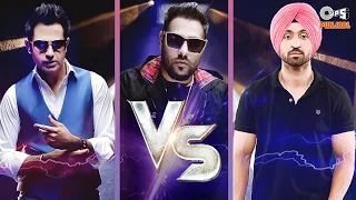 Diljit Dosanjh Vs Gippy Grewal feat. Badshah | Pag Wala Munda Vs Oscar | Music Jukebox| Tips Punjabi