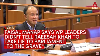 Faisal Manap says Raeesah Khan lied when she said WP leaders told her to take her lie “to the grave”
