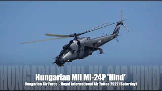 Mil Mi-24P 'Hind' - Hungarian Air Force - Royal International Air Tattoo (RIAT) 2022 (Saturday)