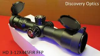 RifleScope DiscoveryOPT HD 3-12X44SFIR FFP Firearms Hunting  Rifle Scope Discovery Optics HD прицел