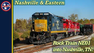 NERR 5939 w/ Awesome K3L leads Nashville & Eastern Rock Train NE01!  (10-13-22)