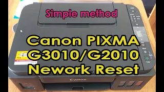 Reset Canon PIXMA G3010 to Factory Reset. Restore Canon G2010 Printer Factory Settings