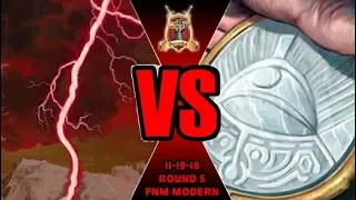 Amulet Titan VS Burn - Gauntlet FNM Modern 11-9-18 Round 5