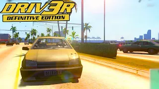 DRIV3R - NICE in MIAMI Take A Ride Free Roam With RTX - Gameplay PC | Driv3r Fan