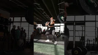 Laura Horvath taking on test 3 of the CrossFit Quarterfinals 2023