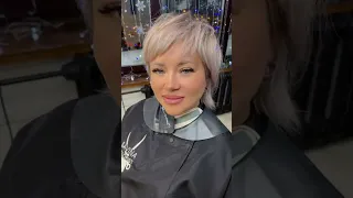 Короткий Каскад на тонкие волосы 2023-2024/Short Cascade for thin hair 2023-2024