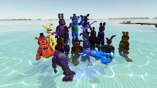 Freddy And Friends Go To The Beach I Gmod FNAF