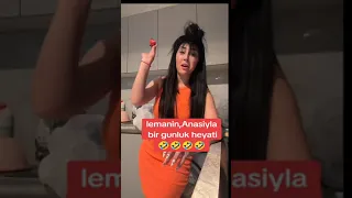 Qizmisan Qancix Yene Kimiynen Goruse Gedirsen Anam Eleydi - Leman TikTok Official