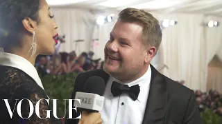 James Corden on Ocean's 8 and the Met Gala | Met Gala 2018 With Liza Koshy | Vogue