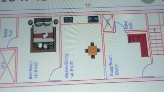 16*45 House Plan 16*45 Ghar Ka Naksha 16*45 Makan Ka Design