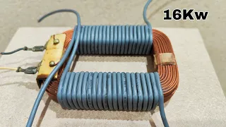 How to turn microwave coil into 245v generator use Pvc wire