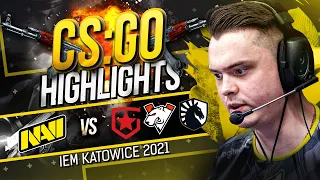 CSGO Highlights: NAVI vs Gambit, Virtus.pro, Liquid @  IEM Katowice 2021