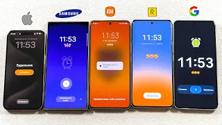 Boot Animation + Alarm iPhone 15Pro + Galaxy S24 Ultra +  Xiaomi 14 Ultra + Realme 12Pro + Pixel 8Pr