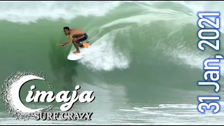 CIMAJA Surfing - 31 Jan, 2021 インドネシア　サーフィン