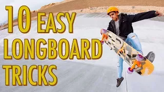 10 EASY LONGBOARD TRICKS FOR BEGINNERS | LoadedTV S2 E5