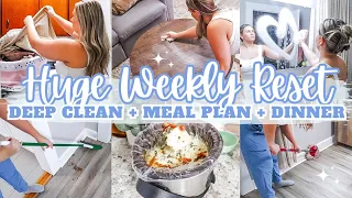 WEEKLY HOME RESET 2024 | WHOLE HOUSE CLEAN WITH ME | EXTREME CLEANING MOTIVATION | MarieLove