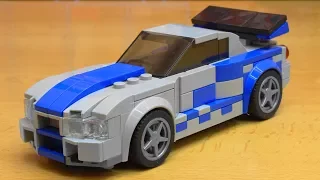 Lego Brian's Nissan Skyline from Fast and Furious 2 MOC