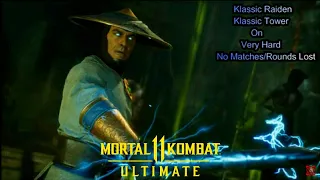 Mortal Kombat 11 Ultimate - Klassic Raiden Klassic Tower On Very Hard No Matches/Rounds Lost