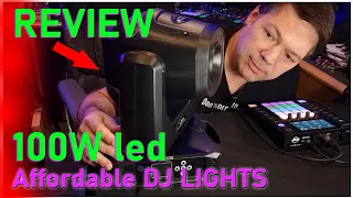 Shehds 100W Moving head review.  An affordable DJ Light, stage light, disco light.