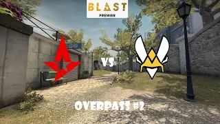 Astralis vs Vitality, map 2 Overpass BLAST Premier Global Final