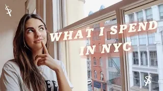 What I Spend In a Week as A 22 Year Old in NYC