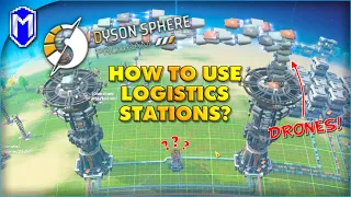 How To Use Planetary Logistics Station, Using Drones To Move Items - Dyson Sphere Program Tutorials