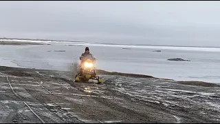 Water skipping in koyuk