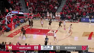 Highlights | Nebraska WBB vs. Maryland