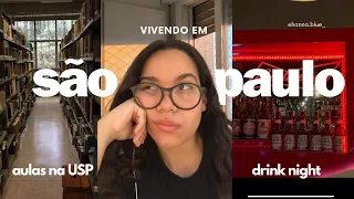 SP | aulas na USP, rotina diária, drink night na Vila Mariana, 25 de março e comemorações