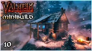 Building a Small & Cozy Mountain Cabin [Valheim MiniBuild Ep. 10]