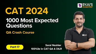CAT 2024 | 1000 Most Expected CAT Quant Questions | Part 17 | #catexam #byjus