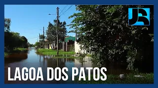 RS: frente fria aumenta risco de alagamentos nas cidades banhadas pela Lagoa dos Patos