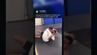 Sneako grappling with Nate Diaz