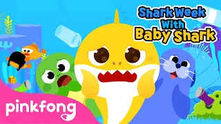 Save the Sea Animals with Baby Shark | Shark Week with Baby Shark | Pinkfong Songs for Children