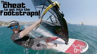 The easiest way to get into the footstraps windsurfing!