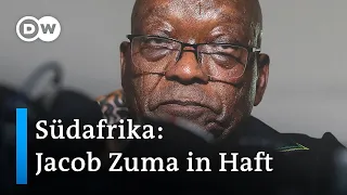 Nach tagelangem Tauziehen tritt Südafrikas Ex-Präsident Zuma seine Haftstrafe an | DW Nachrichten
