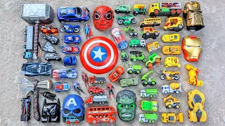 Collecting Lot's Of Exclusive Toys On Two Basket | Spider-man Car, Thor Hammer, CNG Bajaj Auto, Cars