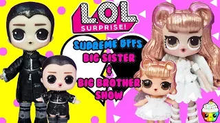 LOL Surprise BIG SISTER & BIG BROTHER SHOW Leather & Lace Supreme BFFs