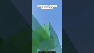 Minecraft: Moving Car! Сredit: Tortik #shorts