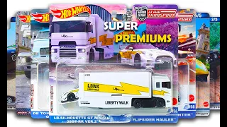 Premiums - HW Team Transport, Fast & Furious Set, Toyota Hiace Widebody, Nissan Skyline C210, RWB.